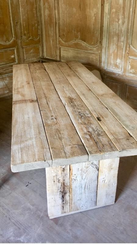 Table à commander réalisée à partir planches anciennes .Exemple sur la photo 250 X0,90